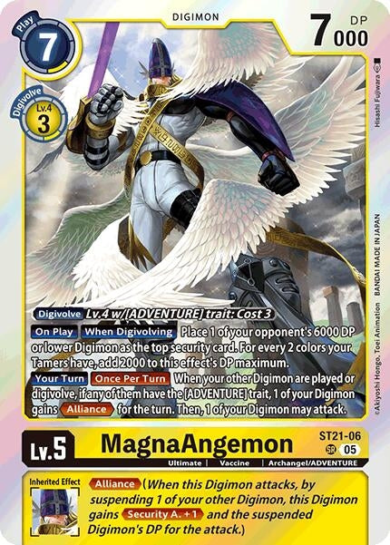 Image for MagnaAngemon [ST21-06 SR] - Digimon Card Game