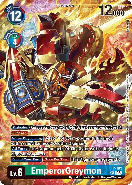 Image for EmperorGreymon (BT-21: Illustration Celebration Pack) [P-185 P] - Digimon Card Game