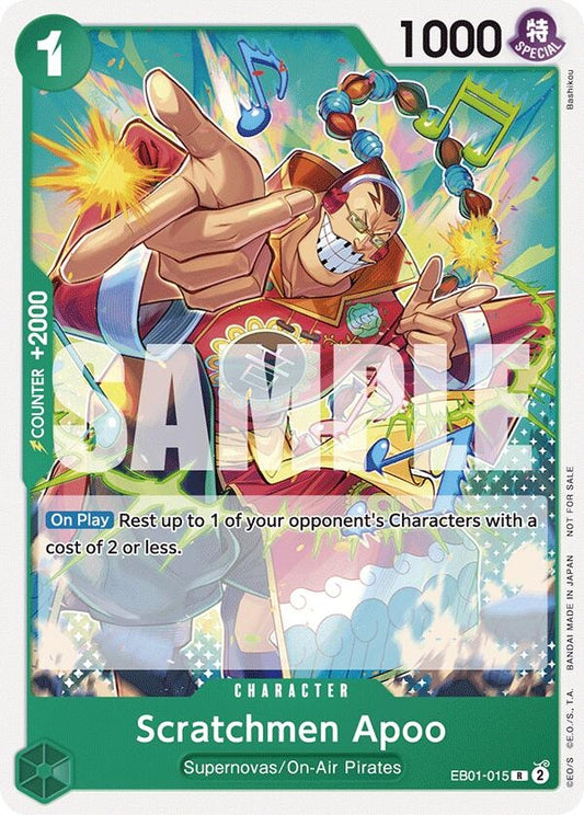 Image for Scratchmen Apoo (Tournament Pack 2025 Vol. 2) [EB01-015] - One Piece Card Game