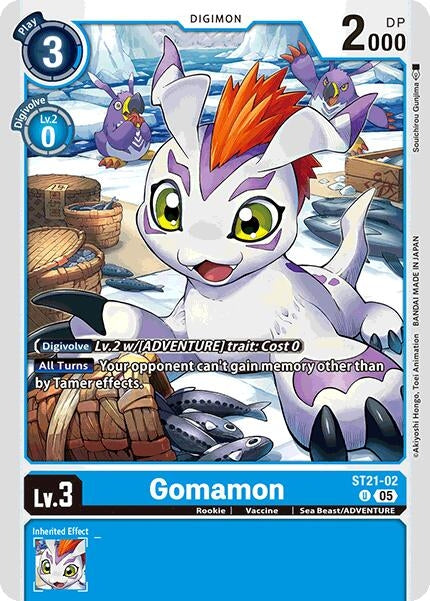 Image for Gomamon [ST21-02 U] - Digimon Card Game