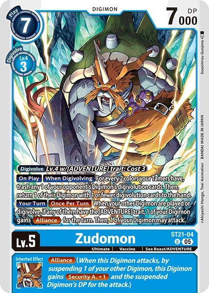 Image for Zudomon [ST21-04 U] - Digimon Card Game