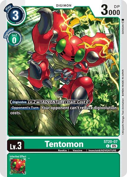 Image for Tentomon [ST20-07 C] - Digimon Card Game
