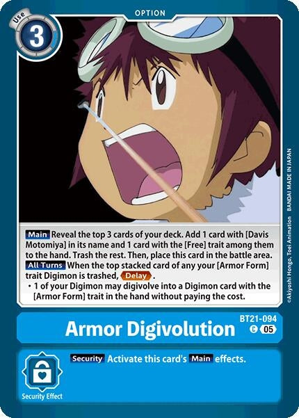 Image for Armor Digivolution [BT21-094 C] - Digimon Card Game