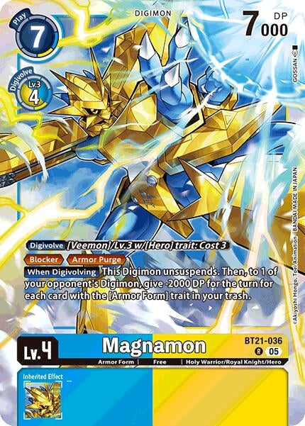 Image for Magnamon [BT21-036 R] - Digimon Card Game