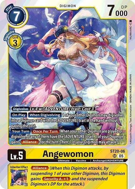 Image for Angewomon [ST20-06 SR] - Digimon Card Game
