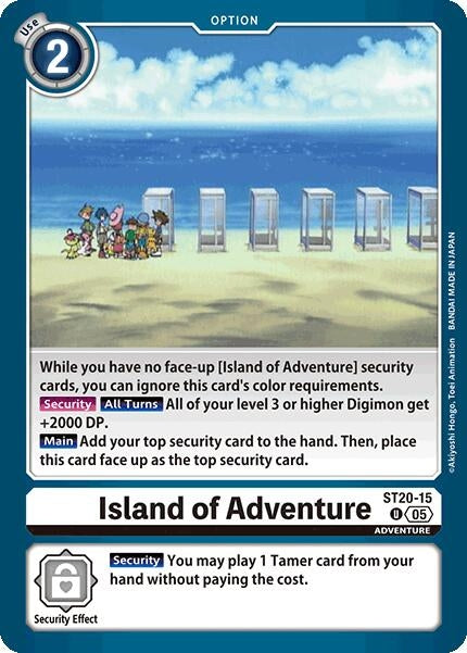 Image for Island of Adventure [ST20-15 U] - Digimon Card Game
