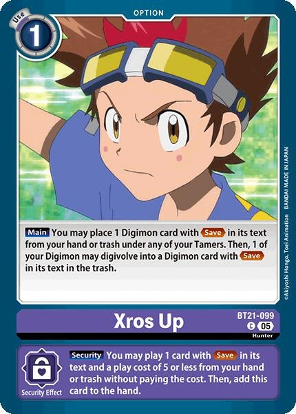 Image for Xros Up [BT21-099 C] - Digimon Card Game