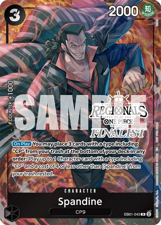 Image for Spandine (Offline Regional Finalist Card Set 2025 Vol.1) [EB01-043] - One Piece Card Game