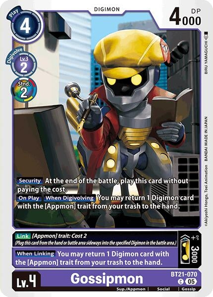 Image for Gossipmon [BT21-070 C] - Digimon Card Game