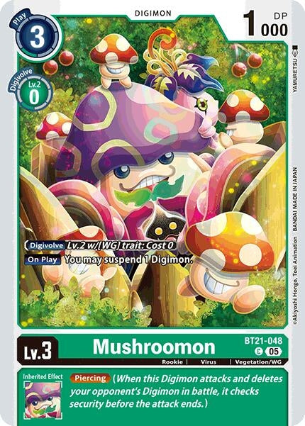 Image for Mushroomon [BT21-048 C] - Digimon Card Game