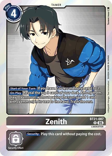 Image for Zenith [BT21-087 R] - Digimon Card Game