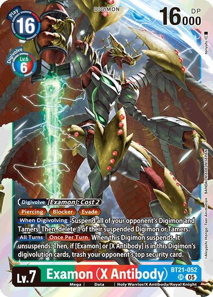 Image for Examon (X Antibody) [BT21-052 SR] - Digimon Card Game
