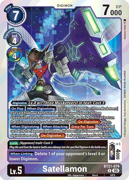 Image for Satellamon [BT21-074 R] - Digimon Card Game