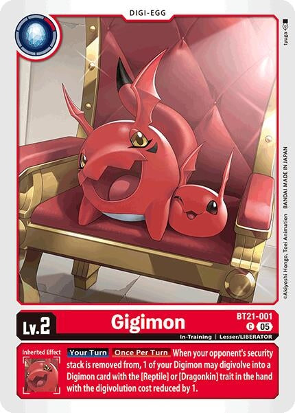 Image for Gigimon [BT21-001 C] - Digimon Card Game