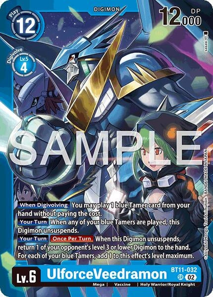 Image for UlforceVeedramon [BT11-032 SR] - Digimon Card Game