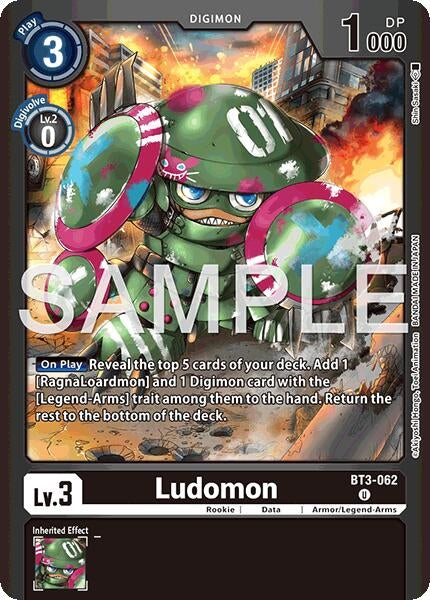 Image for Ludomon [BT3-062 U] - Digimon Card Game