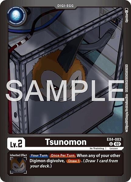 Image for Tsunomon [EX4-003 U] - Digimon Card Game