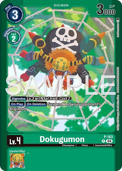 Image for Dokugumon [P-163 P] - Digimon Card Game