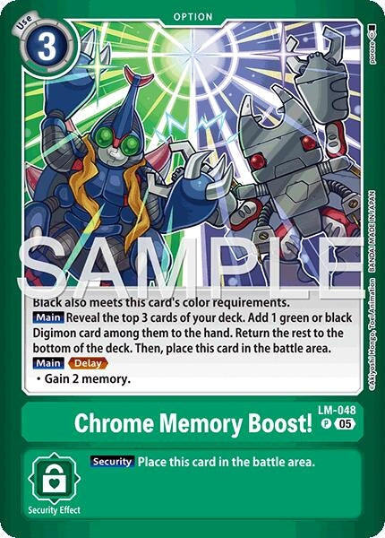 Image for Chrome Memory Boost! [LM-048 P] - Digimon Card Game
