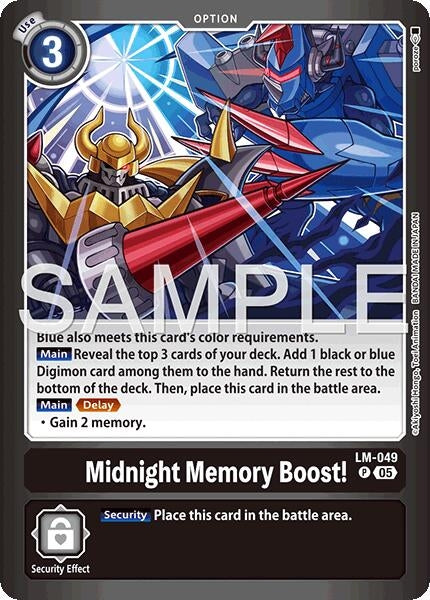 Image for Midnight Memory Boost! [LM-049 P] - Digimon Card Game