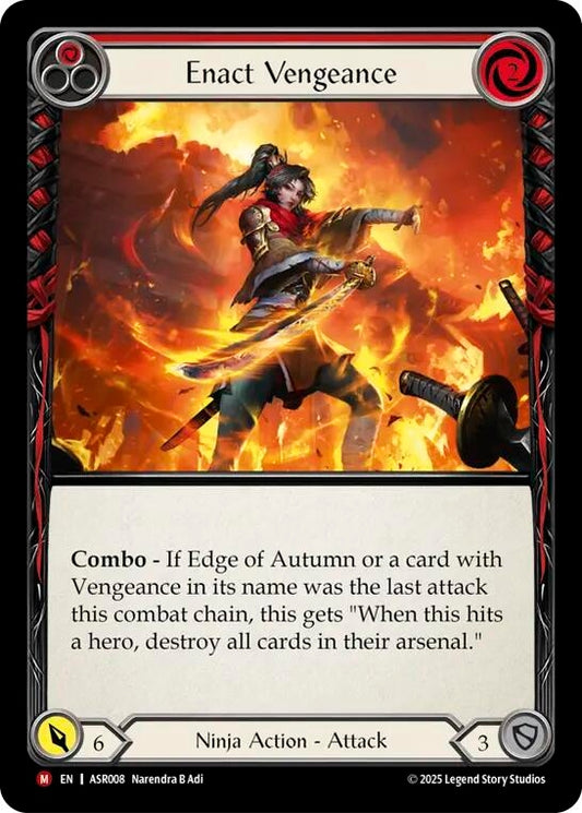 Image for Enact Vengeance [ASR008] - Flesh and Blood TCG