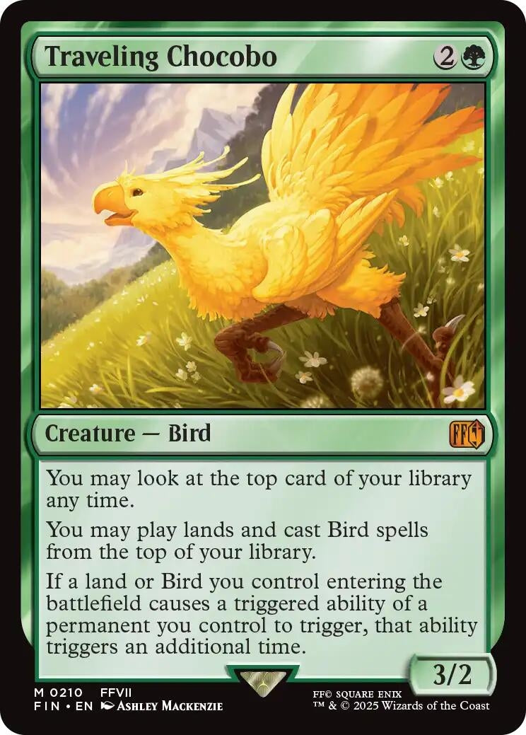 Image for Traveling Chocobo [210] - Magic: The Gathering