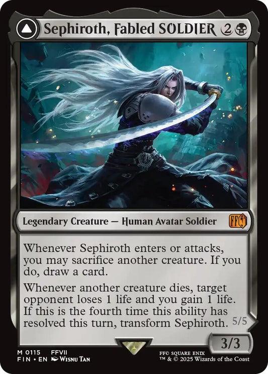 Image for Sephiroth, Fabled SOLDIER [115] - Magic: The Gathering