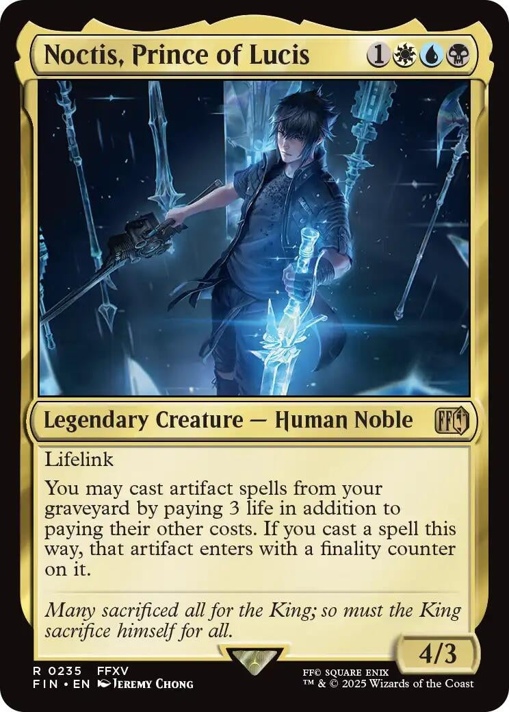 Image for Noctis, Prince of Lucis [235] - Magic: The Gathering