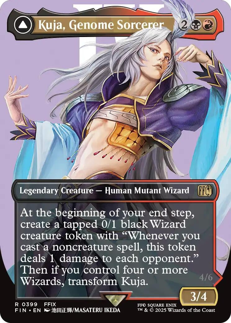 Image for Kuja, Genome Sorcerer (Borderless) [399] - Magic: The Gathering