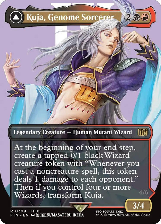 Image for Kuja, Genome Sorcerer (Borderless) [399] - Magic: The Gathering