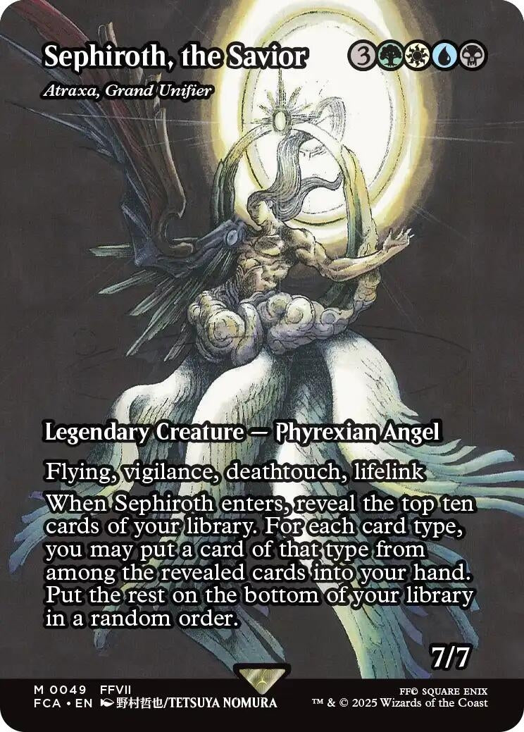Image for Sephiroth, the Savior - Atraxa, Grand Unifier (Showcase) [49] - Magic: The Gathering