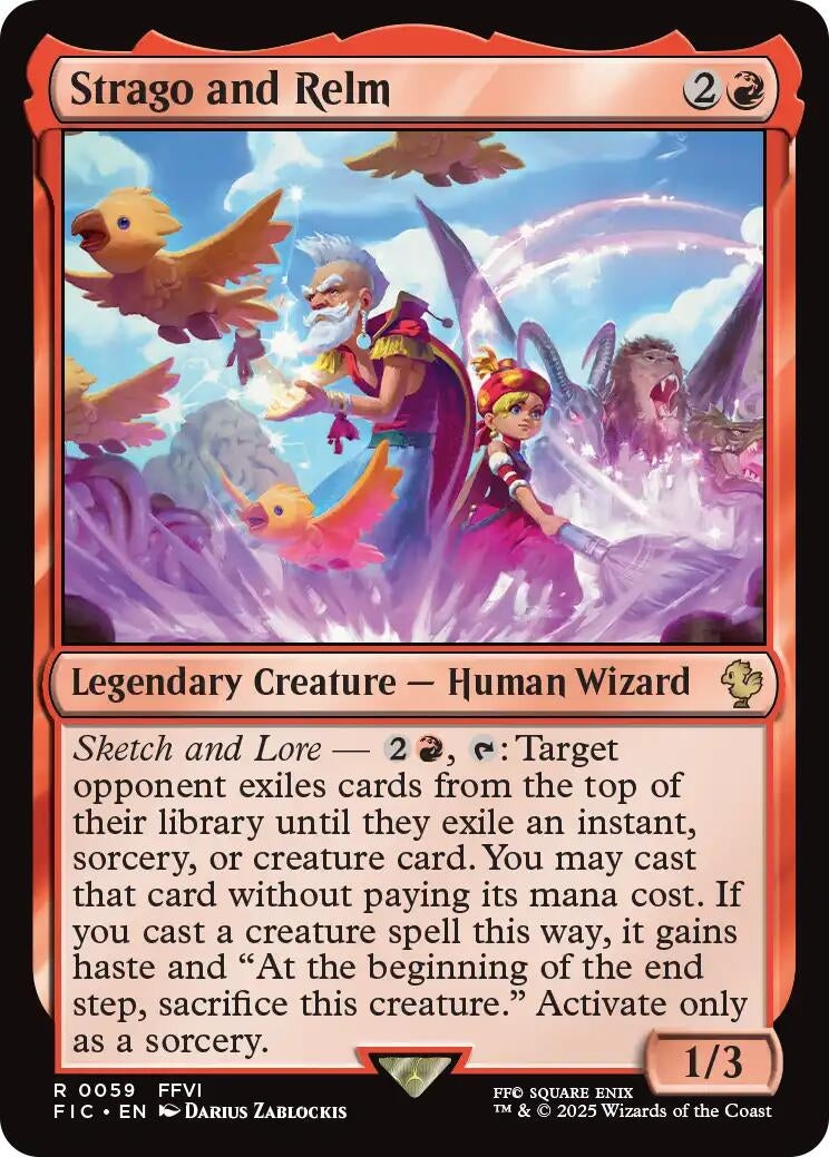 Image for Strago and Relm [59] - Magic: The Gathering