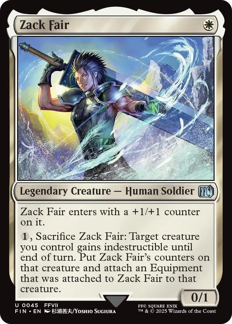Image for Zack Fair [45] - Magic: The Gathering