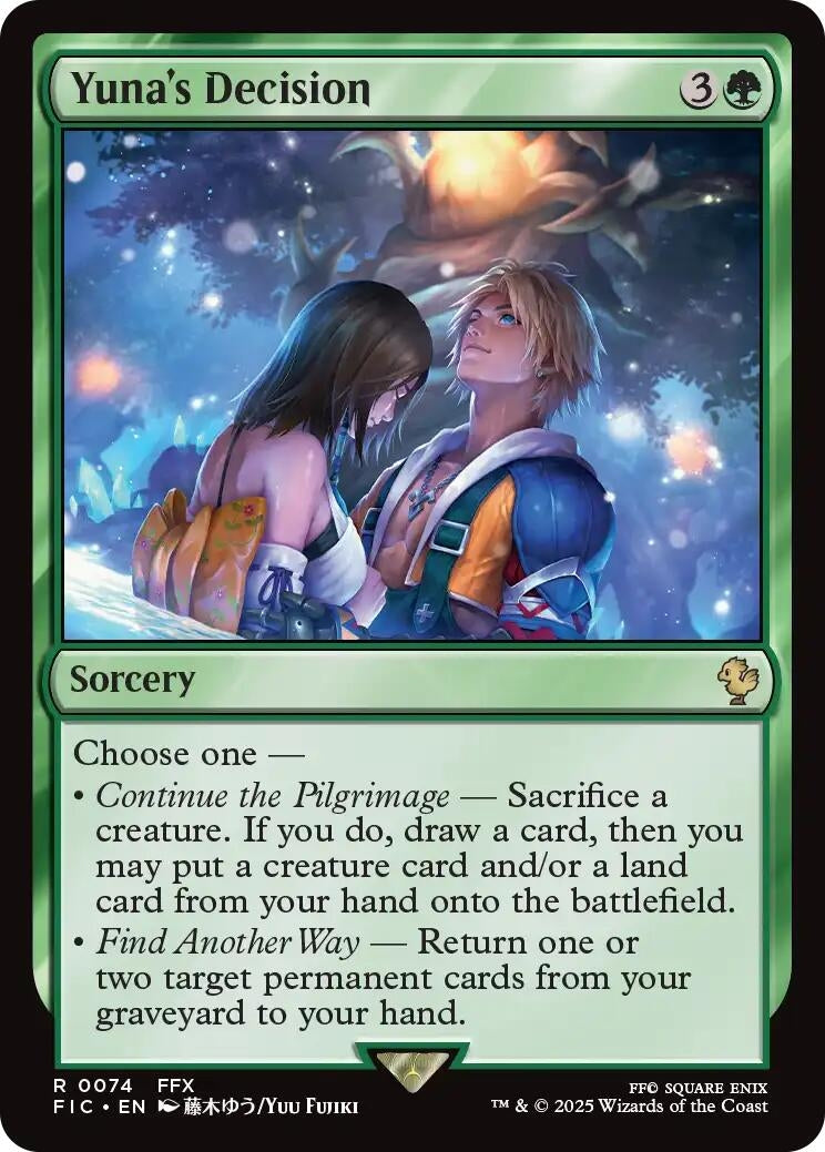 Image for Yuna's Decision [74] - Magic: The Gathering