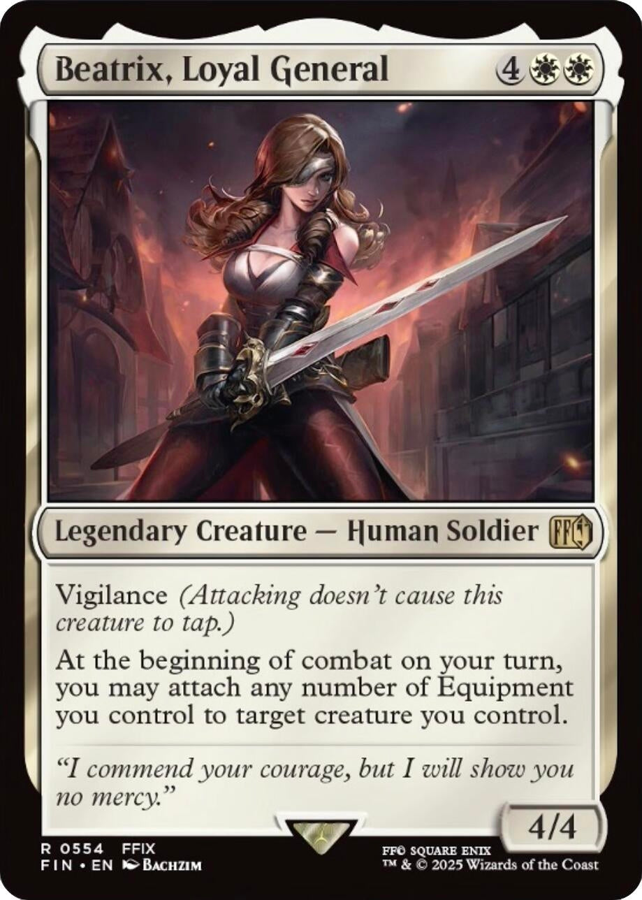Image for Beatrix, Loyal General [554] - Magic: The Gathering