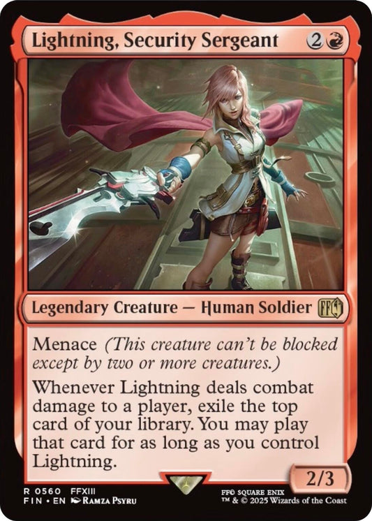 Image for Lightning, Security Sergeant [560] - Magic: The Gathering