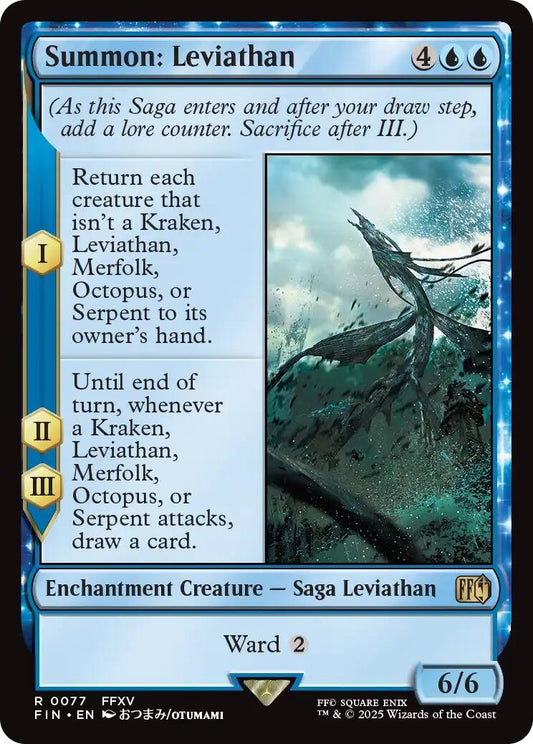 Image for Summon: Leviathan [77] - Magic: The Gathering