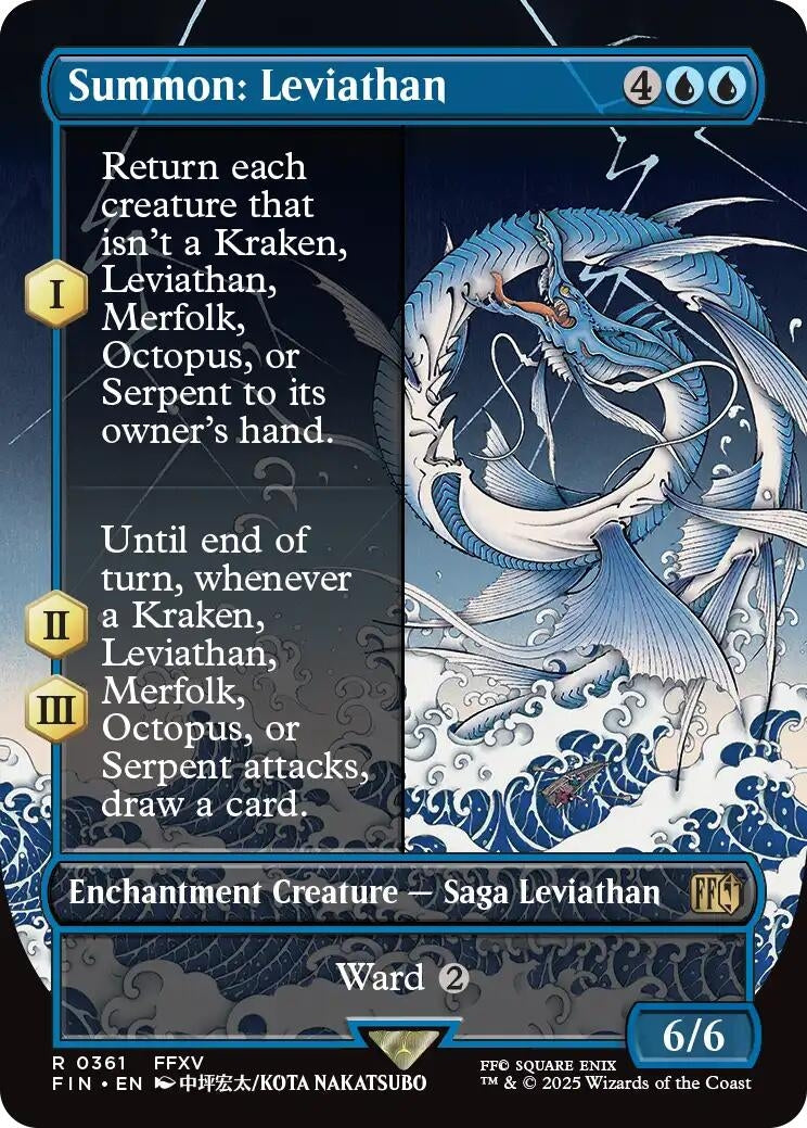 Image for Summon: Leviathan (Borderless) [361] - Magic: The Gathering