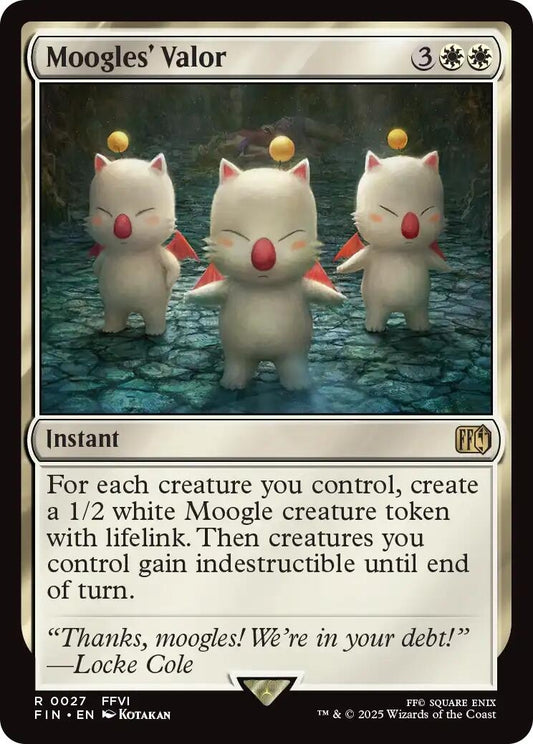 Image for Moogles' Valor [27] - Magic: The Gathering