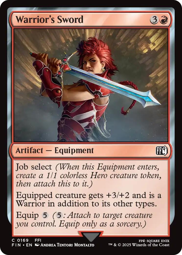 Image for Warrior's Sword [169] - Magic: The Gathering