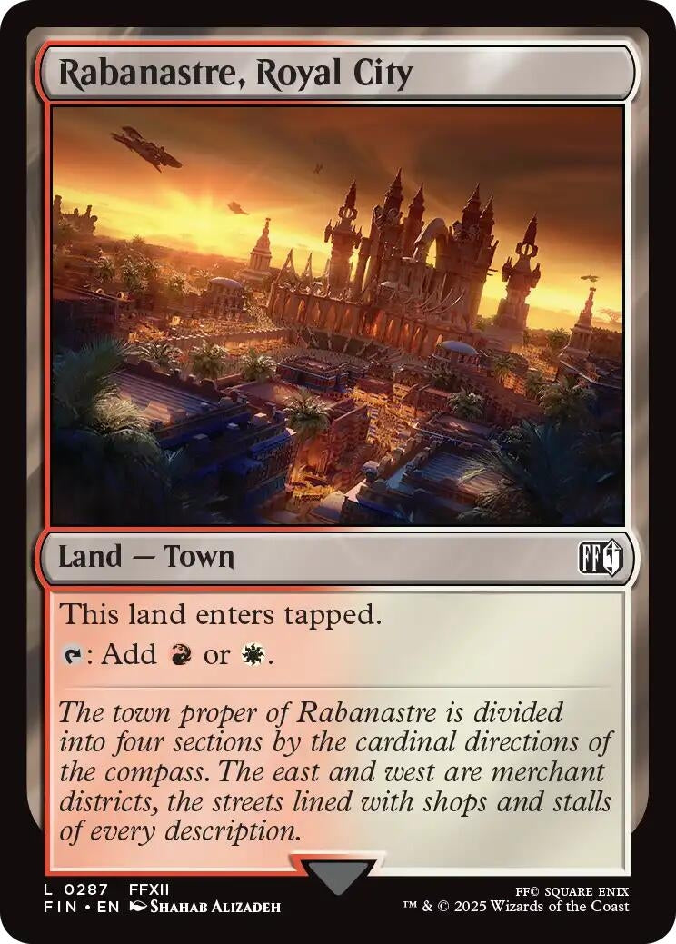 Image for Rabanastre, Royal City [287] - Magic: The Gathering