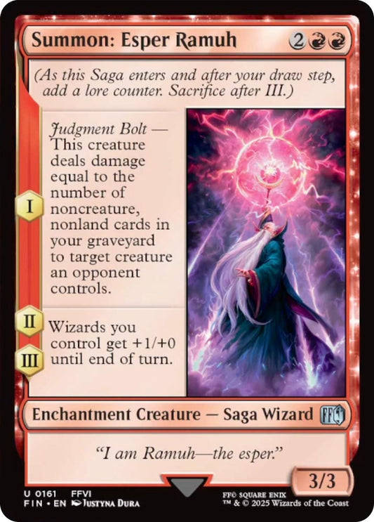 Image for Summon: Esper Ramuh [161] - Magic: The Gathering