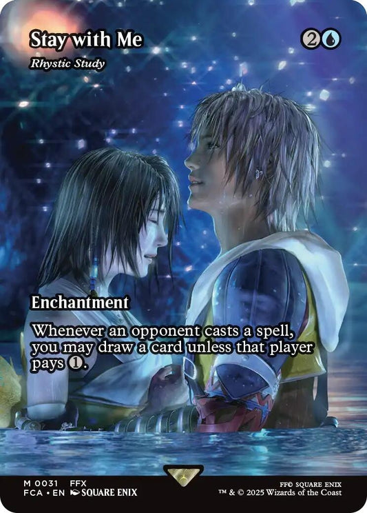 Image for Stay with Me - Rhystic Study (Showcase) [31] - Magic: The Gathering