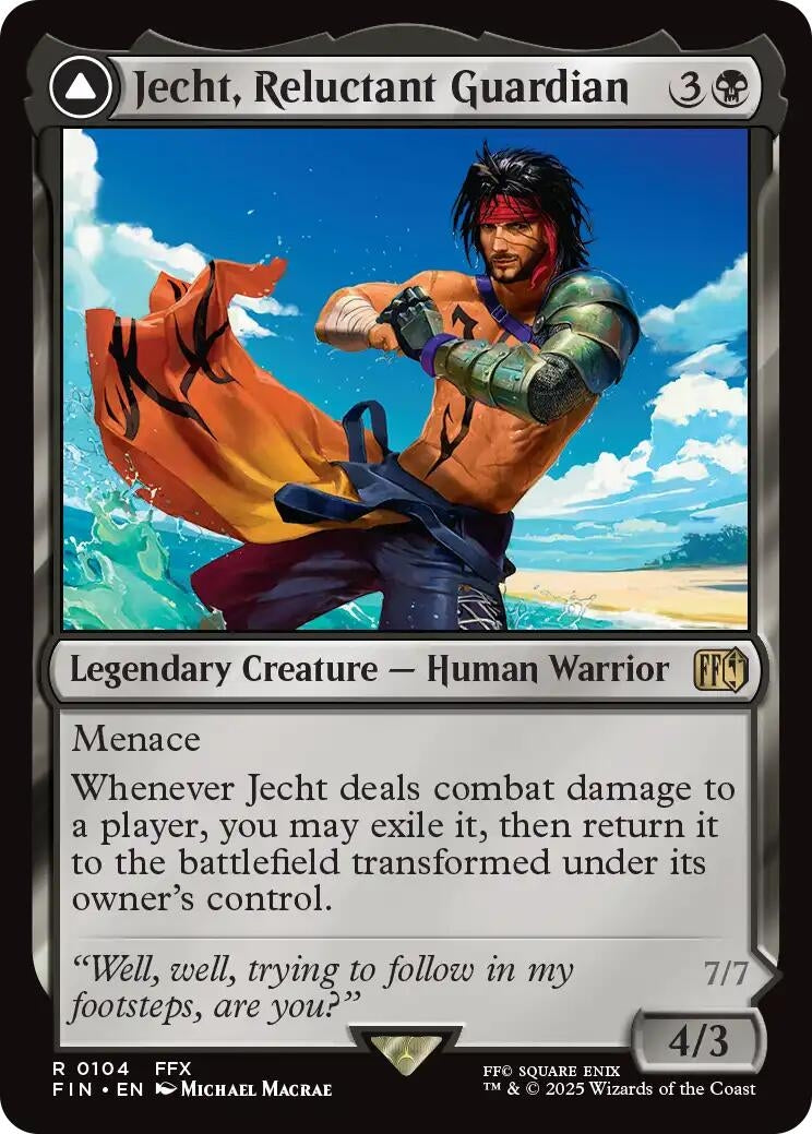 Image for Jecht, Reluctant Guardian [104] - Magic: The Gathering