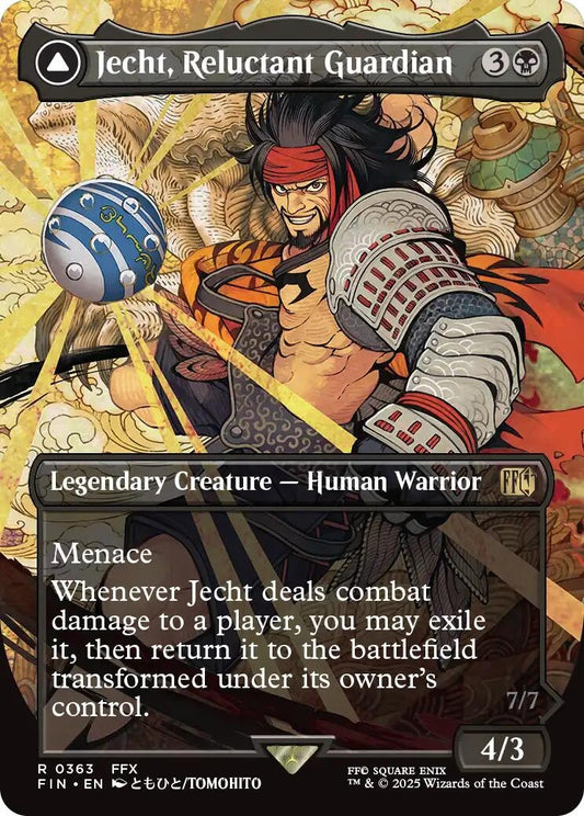 Image for Jecht, Reluctant Guardian (Borderless) [363] - Magic: The Gathering