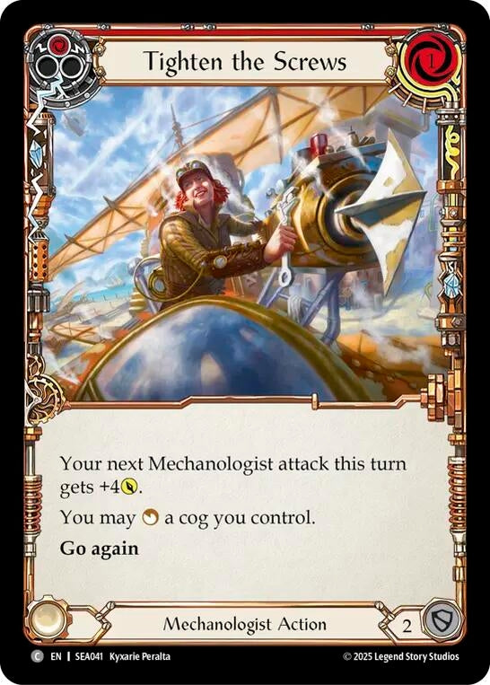 Image for Tighten the Screws [SEA041] - Flesh and Blood TCG