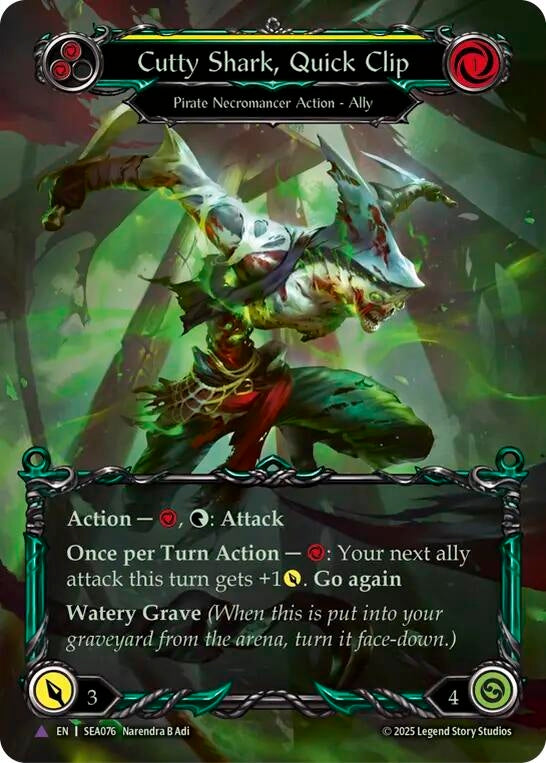 Image for Cutty Shark, Quick Clip (Marvel) [SEA076] - Flesh and Blood TCG