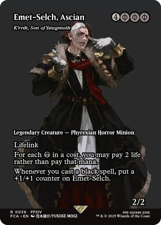Image for Emet-Selch, Ascian - K'rrik, Son of Yawgmoth (Showcase) [36] - Magic: The Gathering
