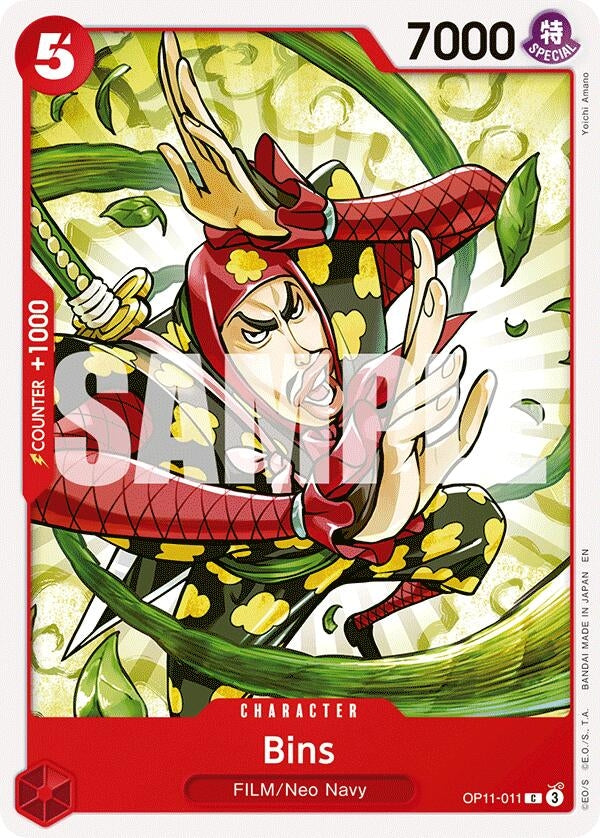 Image for Bins [OP11-011] - One Piece Card Game