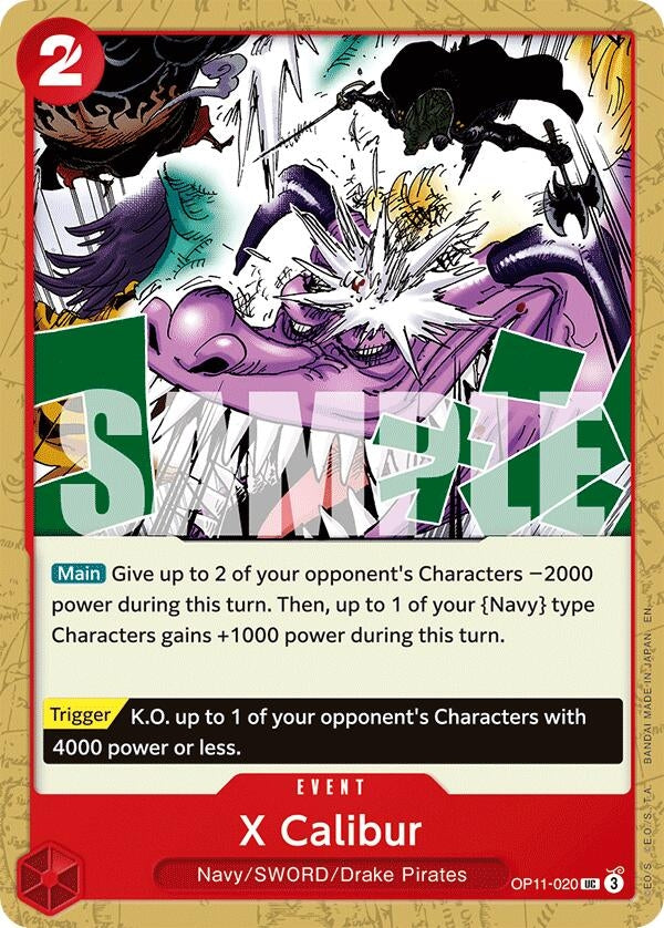 Image for X Calibur [OP11-020] - One Piece Card Game